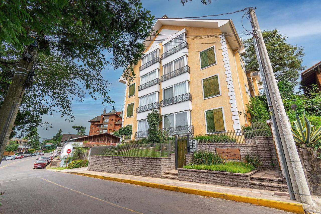 Rosa Edificio Giovani Pizetta Apartment Gramado Exterior foto